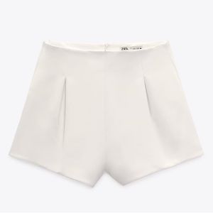 Zara Satin effect balloon shorts